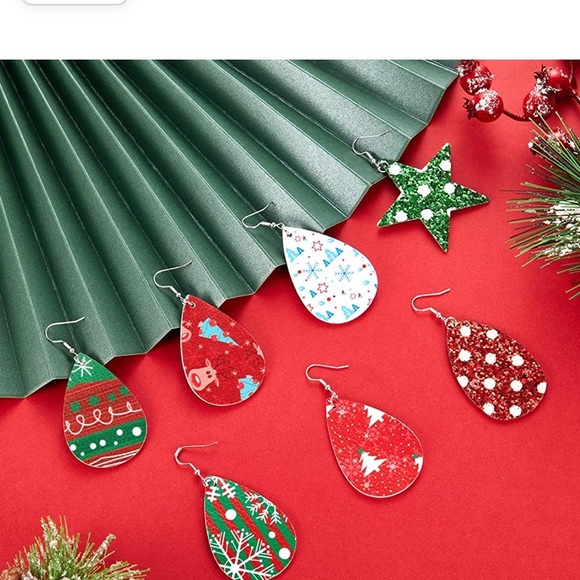 Christmas earrings  NEW 🤩New Year’s or Christmas - Picture 10 of 16